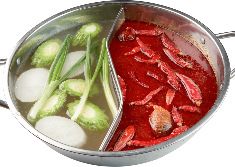 Nước lẩu 2 ngăn (Tùy chọn) – Lẩu Bò Triều Châu Số 1
