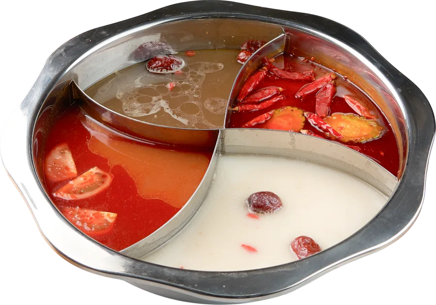 Nước lẩu 4 ngăn (Tùy chọn) – Lẩu Bò Triều Châu Số 1